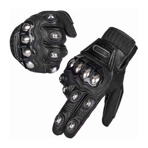 Leather Motorbike Gloves