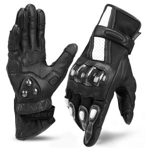 Leather Motorbike Gloves