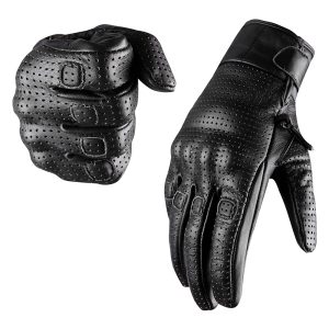 Leather Motorbike Gloves
