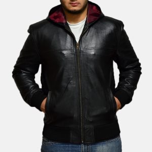 Hooded Leather Jackets